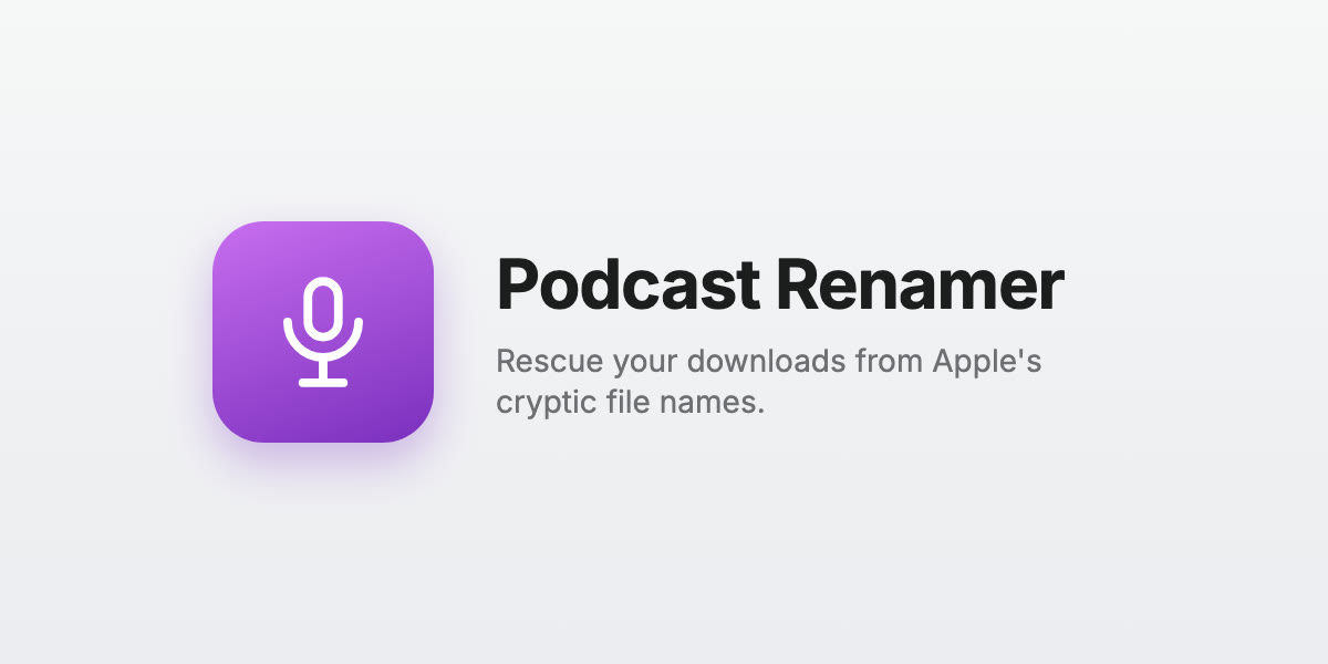 Podcast Renamer